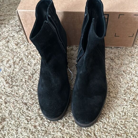 Gabor Utopia Womens Wedge Heel Ankle Boots Black Suede | Uk 4 US 7 - Picture 3 of 5